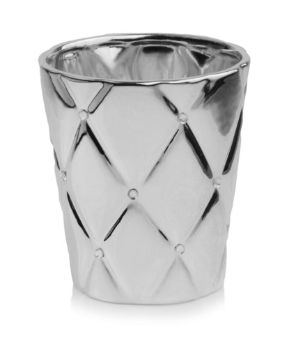 OSŁONKA DONICZKA STORCZYK 14cm SREBRNA GLAMOUR