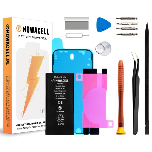 Bateria NOWACELL iPhone 12 mini - zestaw naprawczy