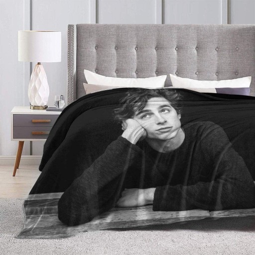 Flanelowy koc Timothee Chalamet
