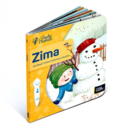 Albik mini książka, Czytaj z... - Zima - 4 pory