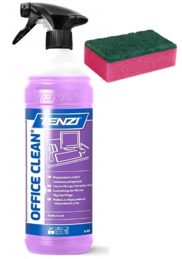 TENZI OFFICE CLEAN do mebli, drewna, plastiku l + GRATIS ZMYWAK KUCHENNY