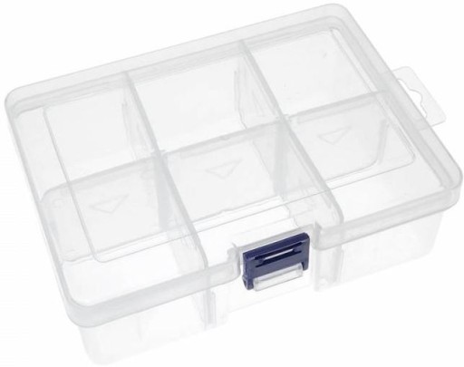 Organizer 6 przegródek 16x12x5.8cm, OR6