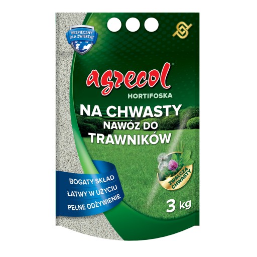 NAWÓZ DO TRAWNIKÓW ZACHWASZCZONYCH 3kg HORTIFOSKA