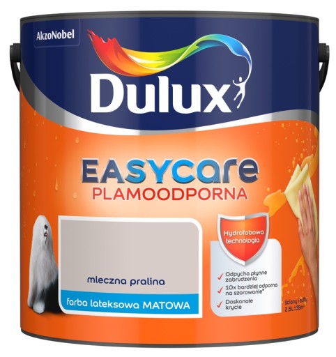 FARBA DULUX EASYCARE- mleczna pralina, 2.5l