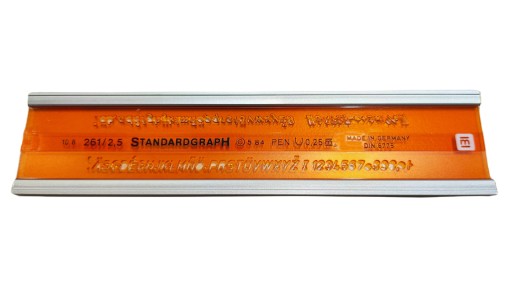 Szablon 261/2,5 Standardgraph