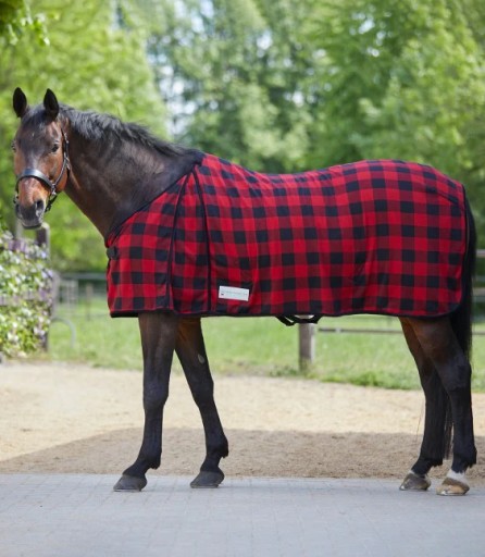 Derka polarowa Jersey osuszająca LUMBERJACK Waldhausen 135cm czerwona
