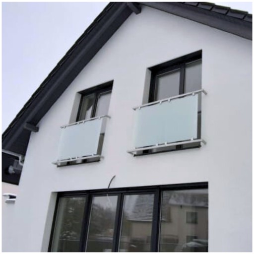 BALUSTRADA BALKON FRANCUSKI SZKLANY 1M2
