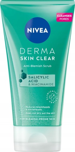 Peeling na niedoskonałości NIVEA DERMA SKIN 150ml