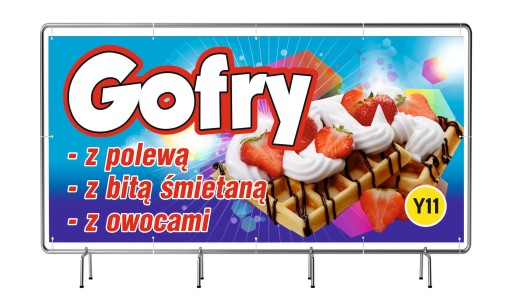 BANER REKLAMOWY 2x1m Gotowe Wzory