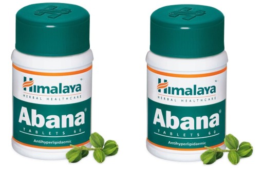 HIMALAYA Abana 60 tab.Cholesterol Nadciśnienie 2 opakowania=120 tab.