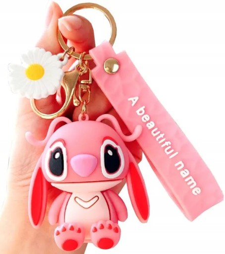 Brelok DO KLUCZY zawieszka do torebki ANGEL STITCH