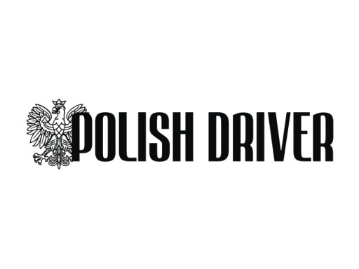 Naklejka na tira szybę POLISH TRUCKER DRIVER Orzeł Polska *Wzory *52cm