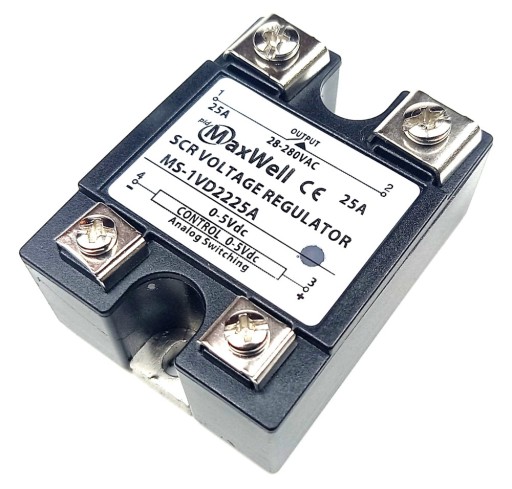 Półprzewodnikowy przekaźnik regulator mocy SSR 25A/280V Uster 0-5VDC