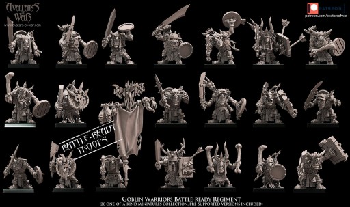Goblin Warriors - x1 - Avatars of War