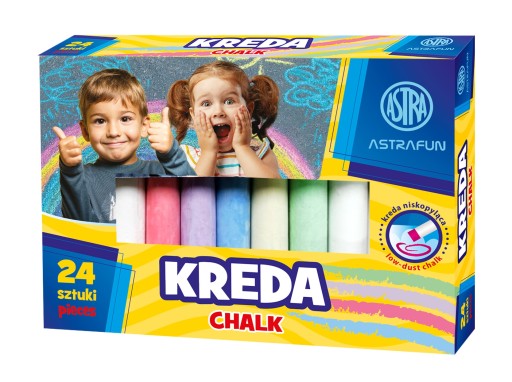 KREDA TABLICOWA ASTRA FUN 24 KOLORY