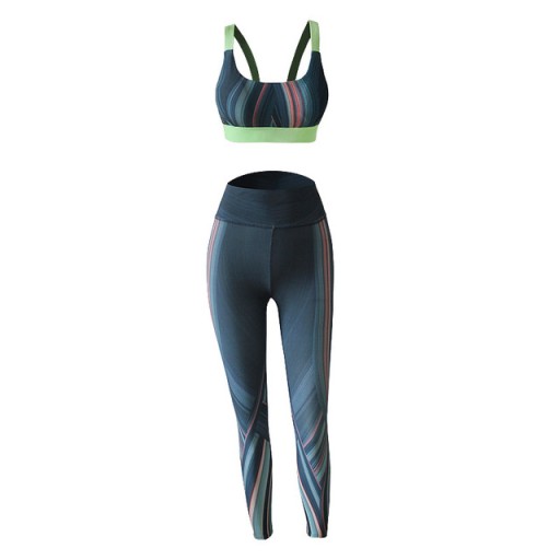 SPORTOWY KOMPLET TOP + LEGGINSY SIŁOWNIA M