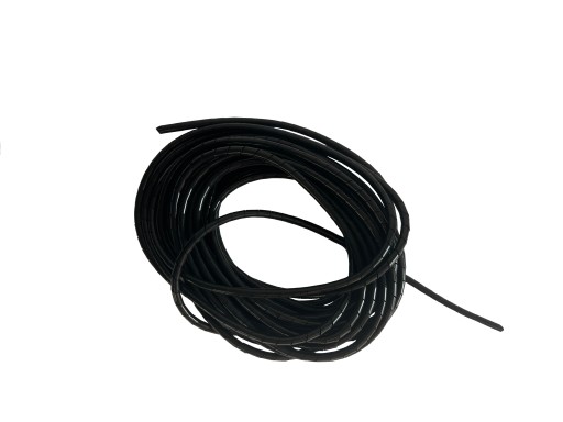 Wężyk ochronny spiralny czarny SWB 08 - 10mb