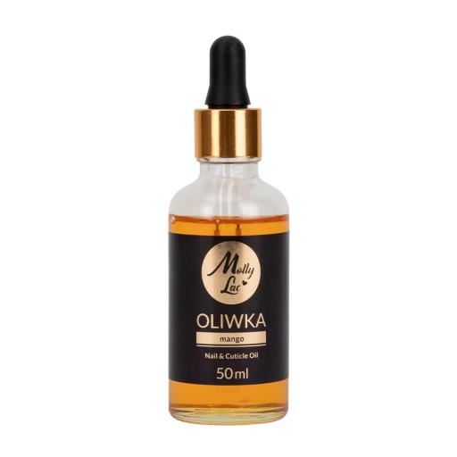 MollyLac OLIWKA DO SKÓREK I PAZNOKCI Mango 50ml z pipetą