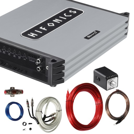 Wzmacniacz samochodowy 1-kanałowy HiFonics Mercury I Moc 750W RMS + KABLE