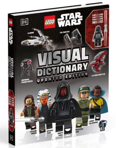 LEGO Star Wars Visual Dictionary Updated Edition z Figurką Darth Maul 25