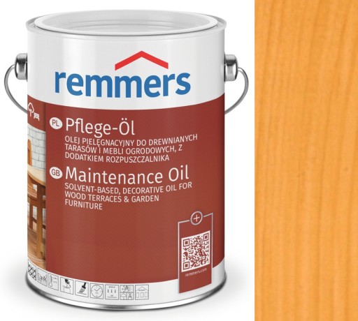 REMMERS PFLEGE-OL OLEJ DO TARASU 2,5L MODRZEW