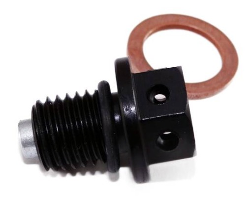 Korek spustowy oleju z magnesem aluminiowy czarny MRF KAYO dirt pit bike