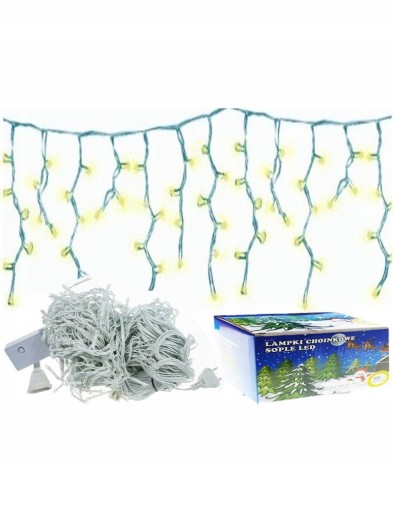 LAMPKI SOPLE ZEWNĘTRZNE KURTYNA GIRLANDA 300 LED