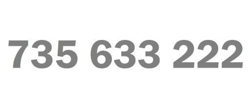 Prosty numer Heyah 735 633 222