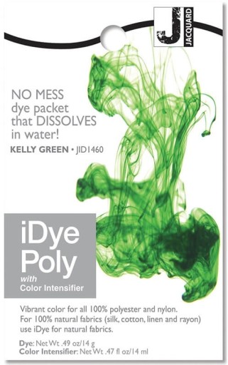 Barwnik tkanin syntetycznych iDye Poly Kelly Green