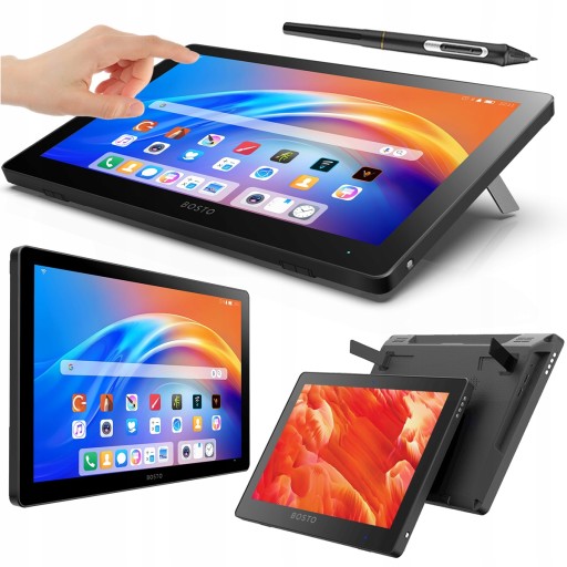 PROFESJONALNY Tablet graficzny BOSTO A5 EKRANOWY 15,6