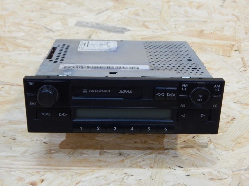 RADIO SAMOCHODOWE Radioodtwarzacz VOLKSWAGEN ALPHA 6X0035153A