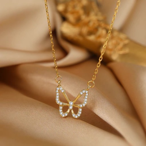 Women and Jewelry French Light Luxury Blue Flower