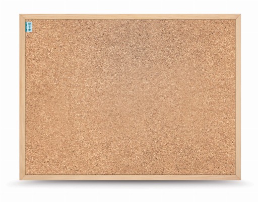 Tablica korkowa MEMOBE SMART rama drewniana 60x40 cm