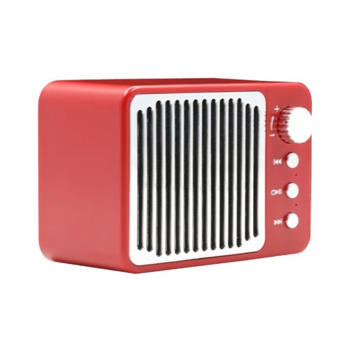 Mały bezprzewodowy Retro głośnik Bluetooth przen