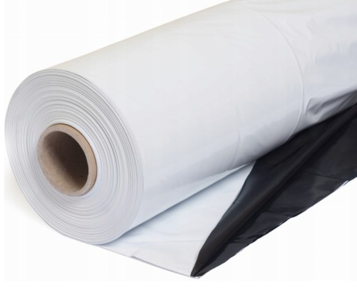 Folia pryzmowa 12x33 czarno-biała grubość 120 mic.
