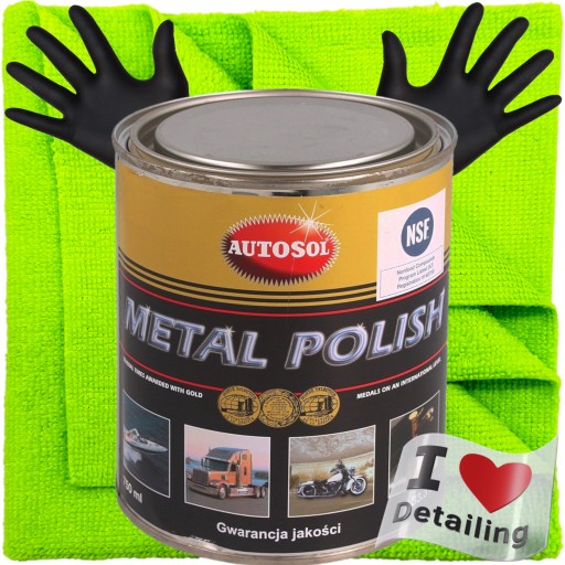 AUTOSOL METAL POLISH CHROM ALU PASTA POLERSK 750ml