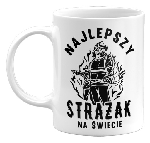 KUBEK NA PREZENT DLA STRAŻAKA, STRAŻ POŻARNA 330ML