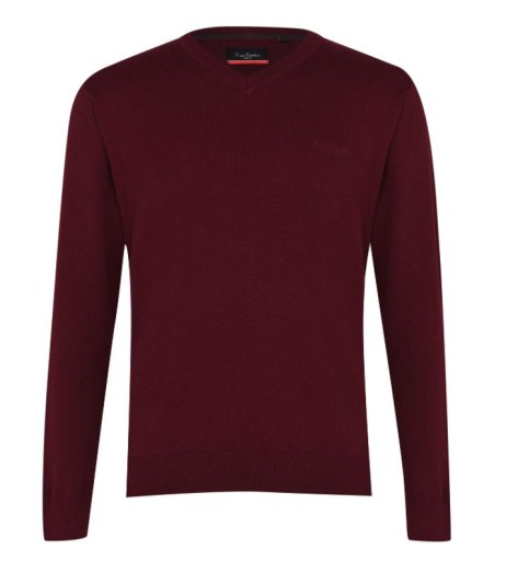 PIERRE CARDIN sweter swetr dekolt serek tu: M