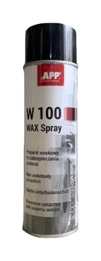 APP W100 WOSK DO KONSERWACJI PODWOZIA SPRAY 500ML