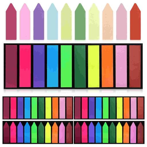 6 Pack Sticky Notes Page Flags Book Tabs for Reading Swallowtail File Index