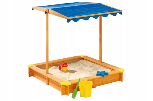 DREWNIANA PIASKOWNICA ZAMYKANA PLAYTIVE