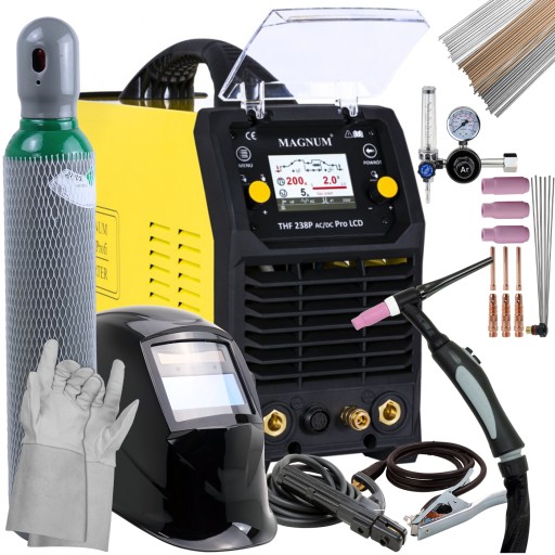 Spawarka TIG AC DC MAGNUM 200 A BI-LEVEL Zestaw