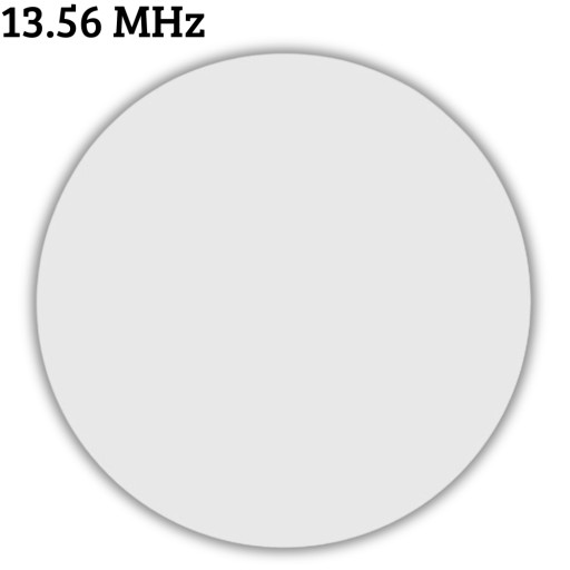 NAKLEJKA SAMOPRZYLEPNA RFID 13.56 MHz MIFARE ZBLIŻENIOWA IC PROGRAMOWALNA