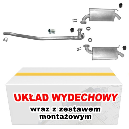 Tłumik Mazda 6 2.0 2.3 16V 03/2005-09/2007