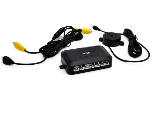 Centralka 4 czujników LCD buzzer kabel do kamery
