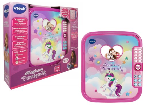 VTECH MAGICZNY PAMIĘTNIK NA HASŁO 61243 WERSJA PL
