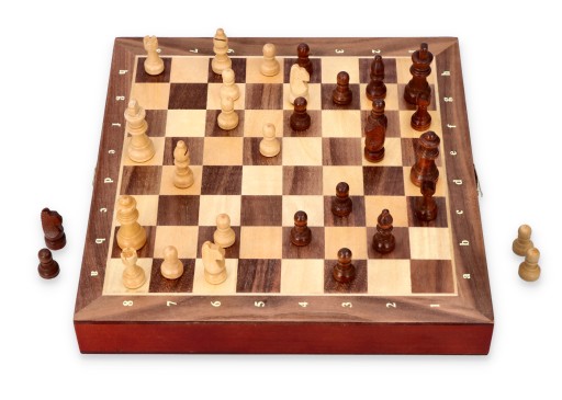 DREWNIANE SZACHY DLA DZIECI LOGICZNE MAGNETYCZNE