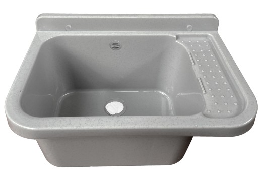 Zlew gospodarczy komora pralnicza 50 cm z syfonem