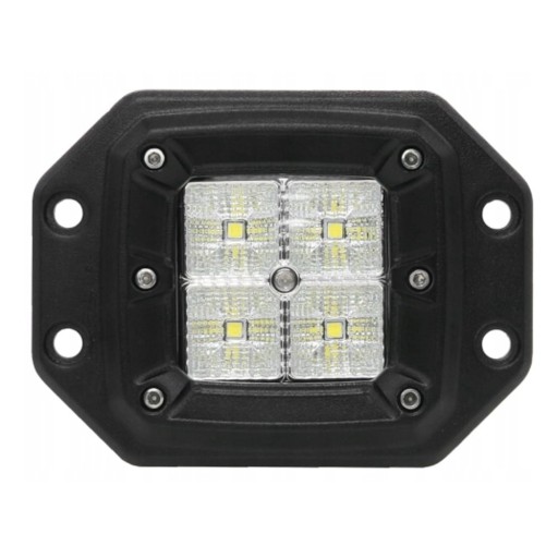 LAMPA ROBOCZA 4xDIODY OSRAM 20W DO ZABUDOWY 12/24V