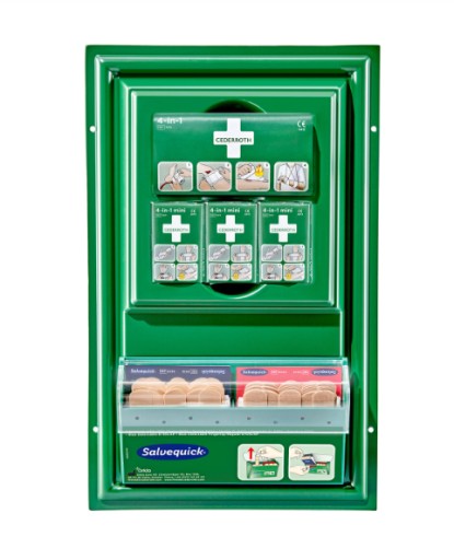 APTECZKA ŚCIENNA CEDERROTH Mini First Aid Panel